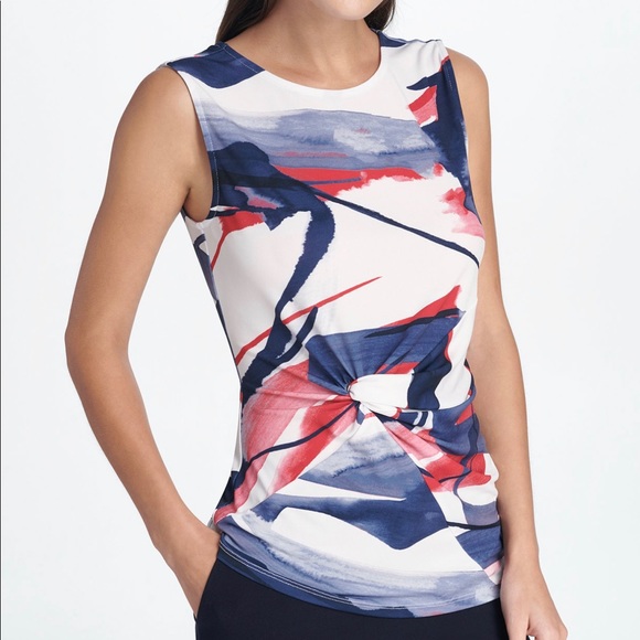 Dkny Tops - DKNY Twisted Front Top